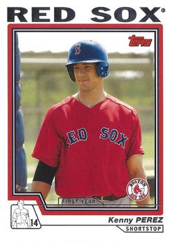 2004 Topps - Boston Red Sox #5 Kenny Perez Front