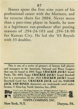 2004 Topps Cracker Jack #87 Raul Ibanez Back