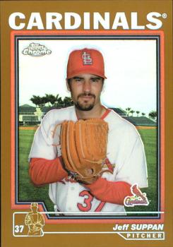 2004 Topps Chrome - Gold Refractors #265 Jeff Suppan Front