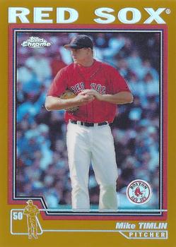2004 Topps Chrome - Gold Refractors #331 Mike Timlin Front