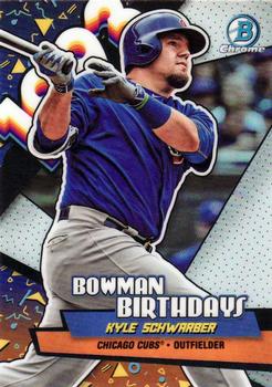 2018 Bowman - Chrome Bowman Birthdays #BB-KS Kyle Schwarber Front
