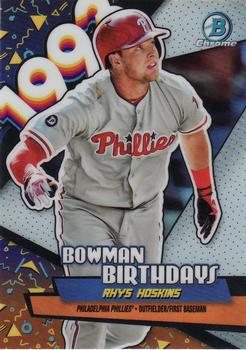 2018 Bowman - Chrome Bowman Birthdays #BB-RH Rhys Hoskins Front