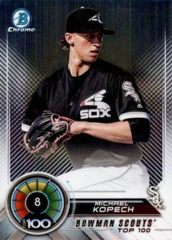 2018 Bowman - Bowman Chrome Scouts' Top 100 #BTP-8 Michael Kopech Front