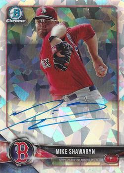 2018 Bowman - Chrome Prospect Autographs Atomic #CPA-MS Mike Shawaryn Front