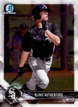 2018 Bowman - Chrome Prospects #BCP140 Blake Rutherford Front