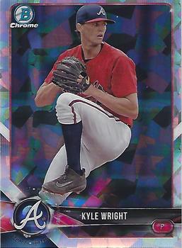 2018 Bowman - Chrome Prospects Atomic Refractor #BCP14 Kyle Wright Front
