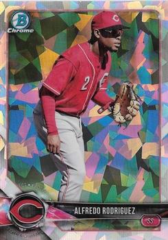 2018 Bowman - Chrome Prospects Atomic Refractor #BCP26 Alfredo Rodriguez Front