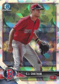 2018 Bowman - Chrome Prospects Atomic Refractor #BCP117 C.J. Chatham Front