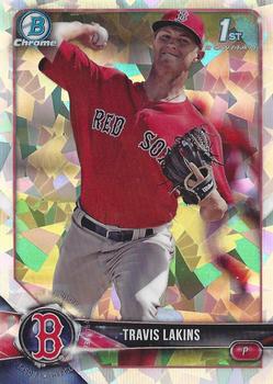 2018 Bowman - Chrome Prospects Atomic Refractor #BCP139 Travis Lakins Front