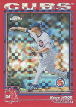 2004 Topps Chrome - Red X-Fractors #332 Kerry Wood Front