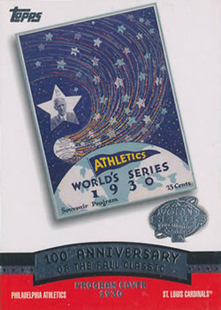 2004 Topps - Fall Classic Covers #FC1930 1930 World Series Front