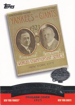 2004 Topps - Fall Classic Covers #FC1923 1923 World Series Front