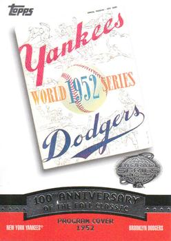 2004 Topps - Fall Classic Covers #FC1952 1952 World Series Front