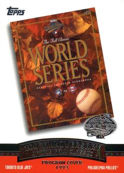 2004 Topps - Fall Classic Covers #FC1993 1993 World Series Front