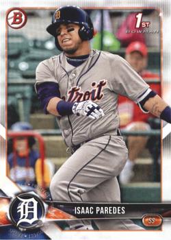 2018 Bowman - Prospects #BP76 Isaac Paredes Front