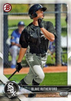 2018 Bowman - Prospects #BP140 Blake Rutherford Front