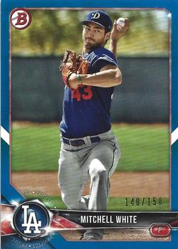 2018 Bowman - Prospects Blue #BP103 Mitchell White Front