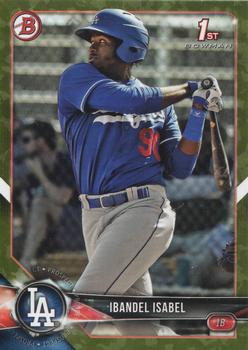 2018 Bowman - Prospects Camo #BP47 Ibandel Isabel Front