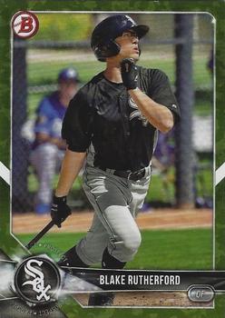 2018 Bowman - Prospects Camo #BP140 Blake Rutherford Front