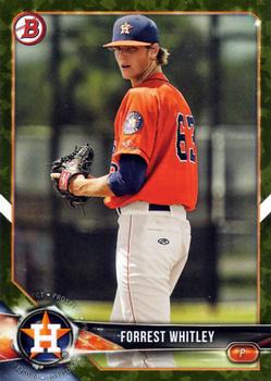 2018 Bowman - Prospects Camo #BP147 Forrest Whitley Front