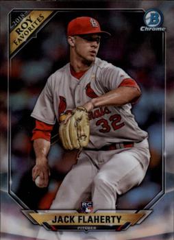 2018 Bowman - Chrome Rookie of the Year Favorites #ROYF-JF Jack Flaherty Front