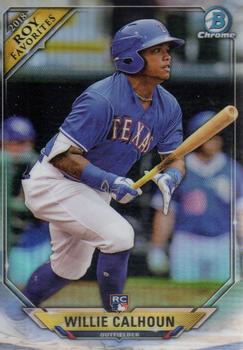 2018 Bowman - Chrome Rookie of the Year Favorites #ROYF-WC Willie Calhoun Front