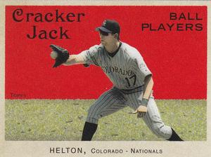 2004 Topps Cracker Jack - Mini Stickers #43 Todd Helton Front