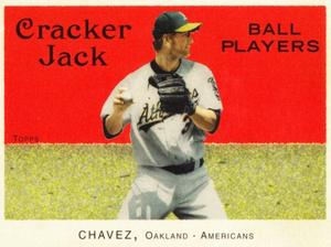 2004 Topps Cracker Jack - Mini Stickers #88 Eric Chavez Front
