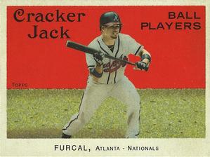 2004 Topps Cracker Jack - Mini Stickers #40 Rafael Furcal Front