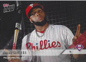 2018 Topps Now Road to Opening Day Philadelphia Phillies #OD-275 Carlos Santana Front