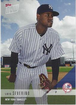 2018 Topps Now Road to Opening Day New York Yankees #OD-39 Luis Severino Front