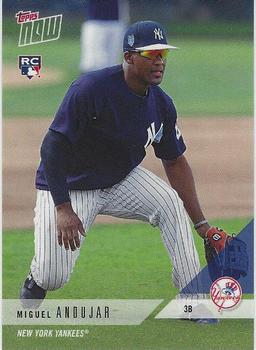 2018 Topps Now Road to Opening Day New York Yankees #OD-41 Miguel Andujar Front