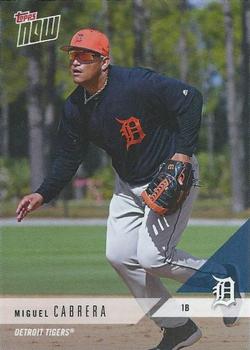 2018 Topps Now Road to Opening Day Detroit Tigers #OD-107 Miguel Cabrera Front
