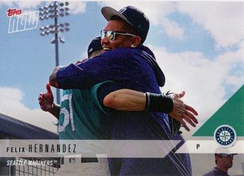 2018 Topps Now Road to Opening Day Seattle Mariners #OD-198 Felix Hernandez Front