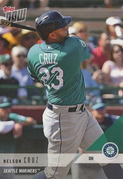2018 Topps Now Road to Opening Day Seattle Mariners #OD-202 Nelson Cruz Front