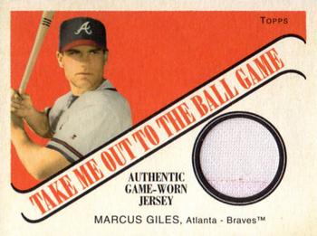 2004 Topps Cracker Jack - Take Me Out To The Ball Game Relics #TB-MG Marcus Giles Front
