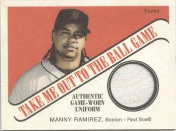 2004 Topps Cracker Jack - Take Me Out To The Ball Game Relics #TB-MR Manny Ramirez Front