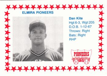 1988 Cain Elmira Pioneers #6 Dan Kite Front
