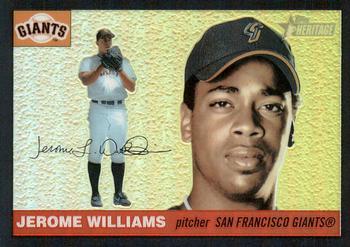 2004 Topps Heritage - Chrome Black Refractors #THC110 Jerome Williams Front