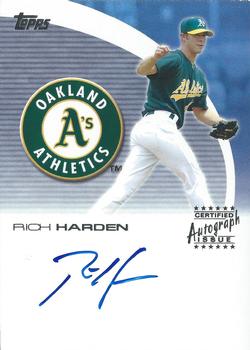 2004 Topps Opening Day - Autographs #RH Rich Harden Front