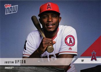 2018 Topps Now Road to Opening Day Los Angeles Angels #OD-170 Justin Upton Front