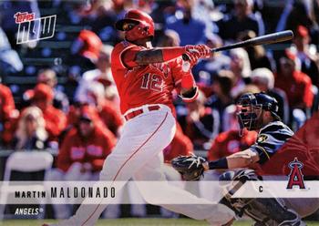 2018 Topps Now Road to Opening Day Los Angeles Angels #OD-179 Martin Maldonado Front