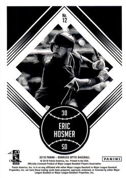 2018 Donruss Optic #12 Eric Hosmer Back