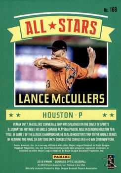 2018 Donruss Optic #168 Lance McCullers Back