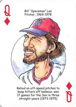 2016 Hero Decks Boston Red Sox Baseball Heroes Playing Cards #Q♦ Bill 