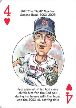 2016 Hero Decks Boston Red Sox Baseball Heroes Playing Cards #4♥ Bill 