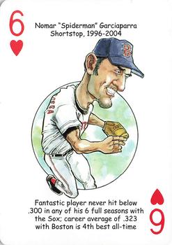 2016 Hero Decks Boston Red Sox Baseball Heroes Playing Cards #6♥ Nomar 