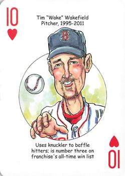 2016 Hero Decks Boston Red Sox Baseball Heroes Playing Cards #10♥ Tim 