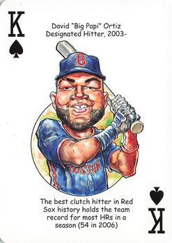 2016 Hero Decks Boston Red Sox Baseball Heroes Playing Cards #K♠ David 