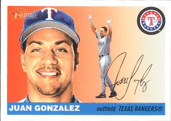 2004 Topps Heritage #22 Juan Gonzalez Front